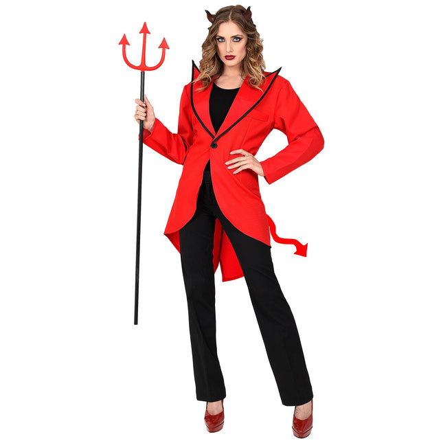 Veste d'Halloween Diable Rouge