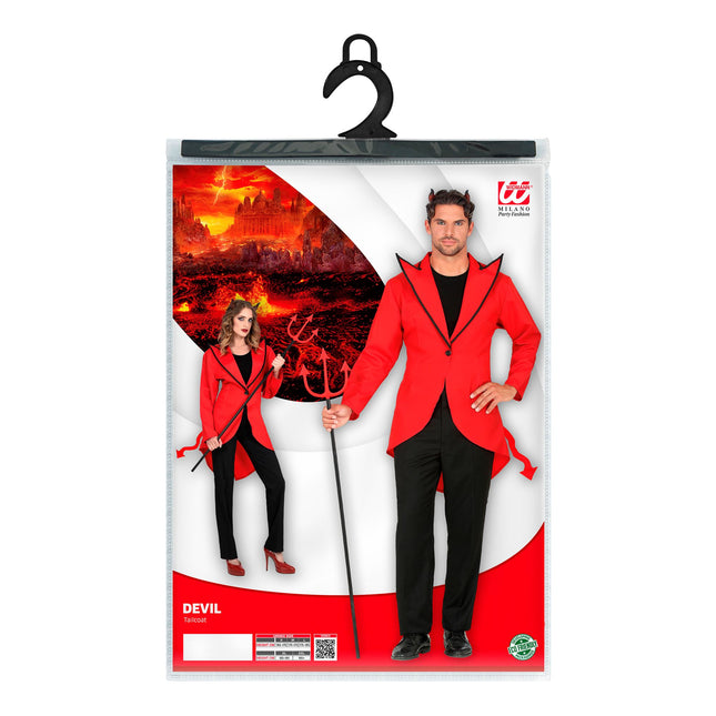 Veste d'Halloween Diable Rouge