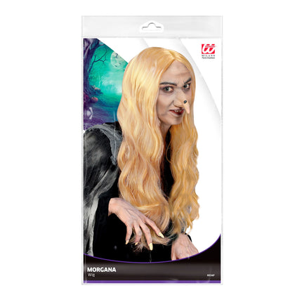 Perruque d'Halloween Sorcière Blonde