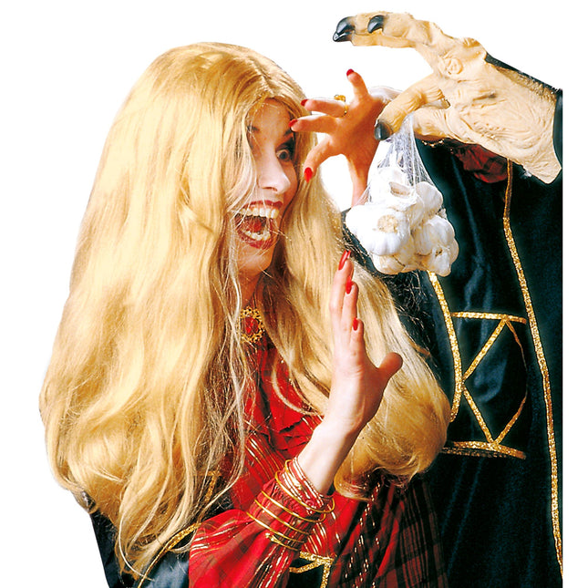 Perruque d'Halloween Sorcière Blonde