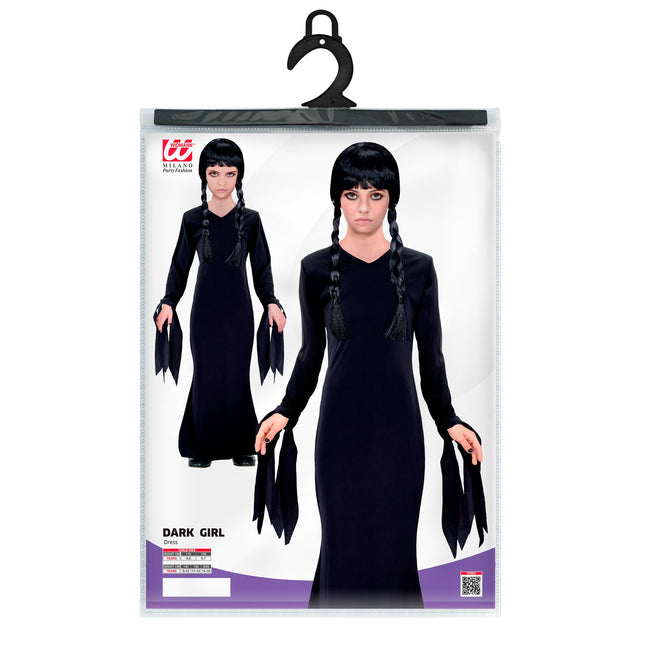 Robe d'Halloween Fille Noire