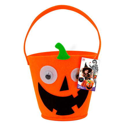Sac d'Halloween Citrouille orange