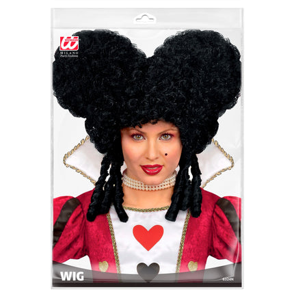 Perruque d'Halloween Baroque noir