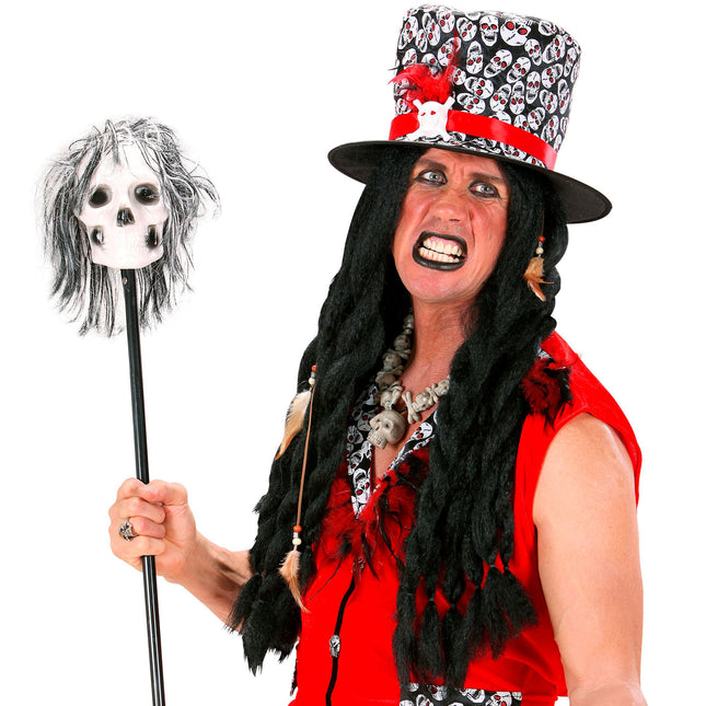 Perruque d'Halloween Voodoo