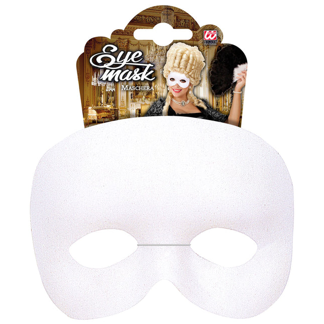 Masque blanc pour les yeux