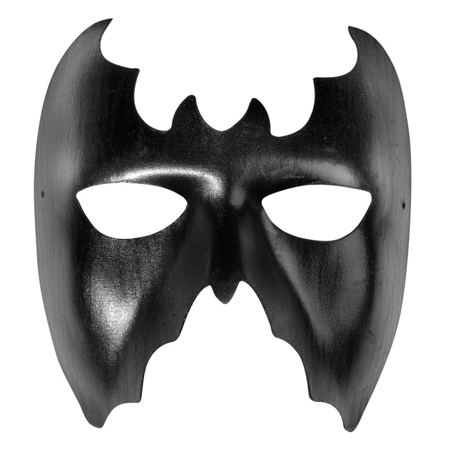 Masque d'yeux d'Halloween Cuir de chauve-souris noir