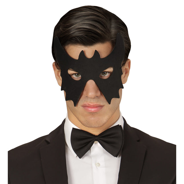 Masque pour les yeux d'Halloween Chauve-souris noire