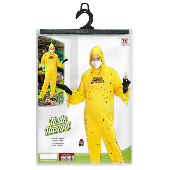 Costume d'Halloween Toxicité jaune