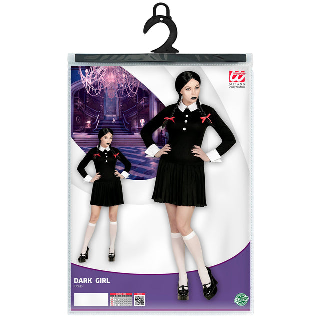 Robe d'Halloween Noir Blanc Dames