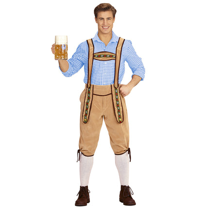 Lederhose Beige Hommes