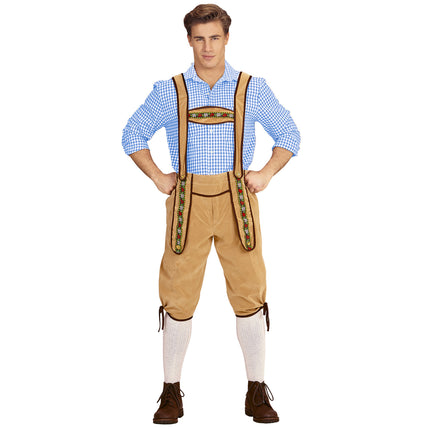 Lederhose Beige Hommes