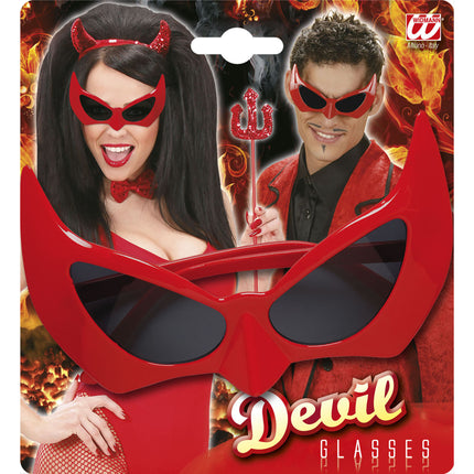 Lunettes d'Halloween Diable
