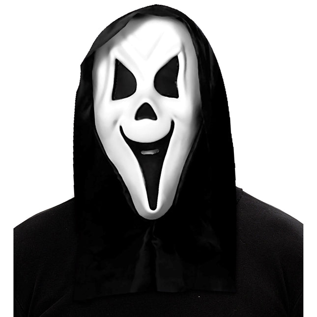 Masque d'Halloween Fantôme Blanc Noir