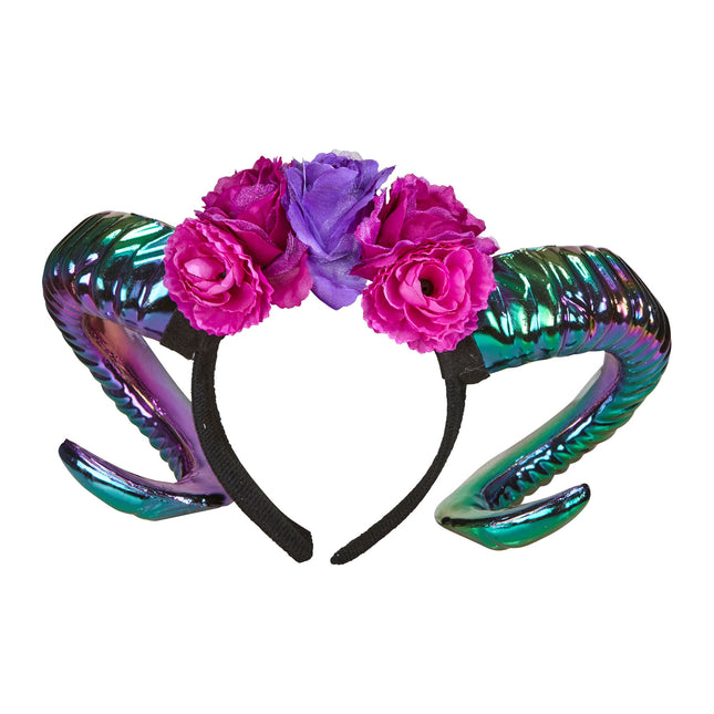 Bandeau d'Halloween Corne colorée