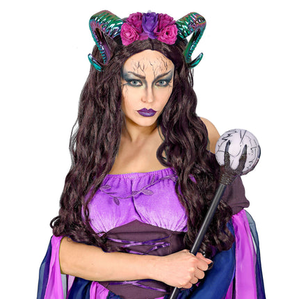 Bandeau d'Halloween Corne colorée