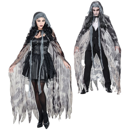 Fantôme d'Halloween Cape Grey