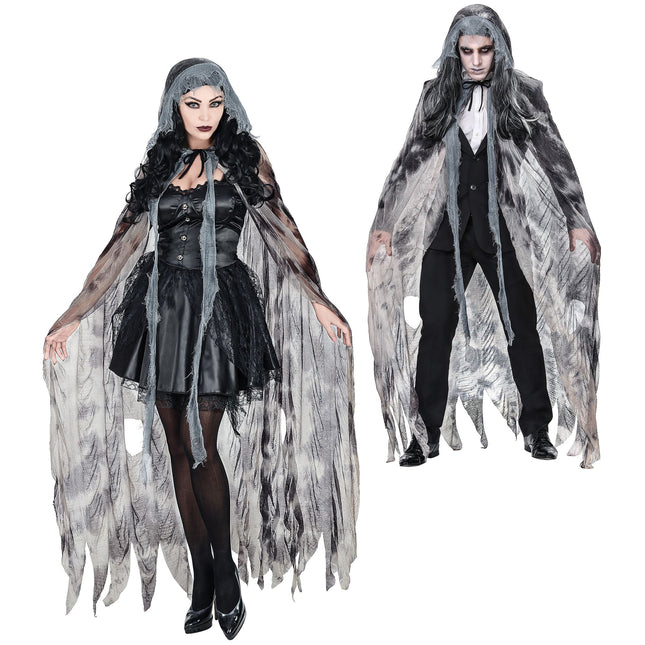 Fantôme d'Halloween Cape Grey