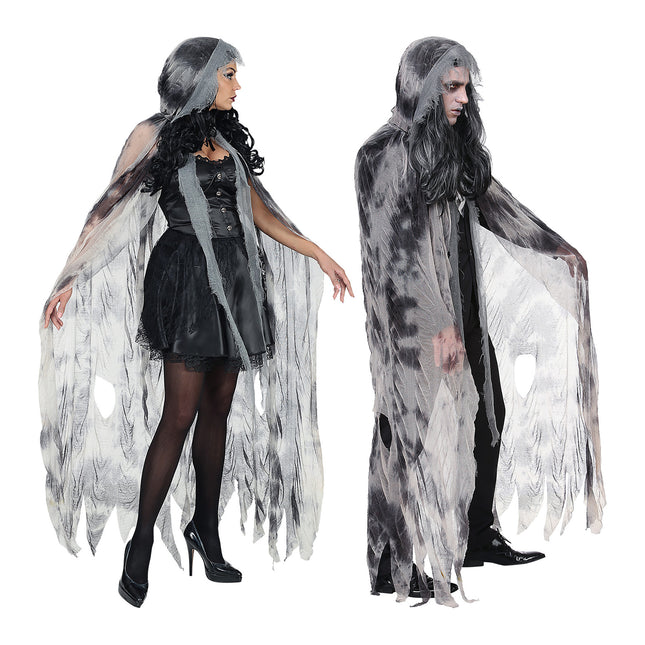 Fantôme d'Halloween Cape Grey
