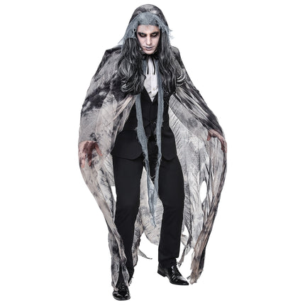Fantôme d'Halloween Cape Grey