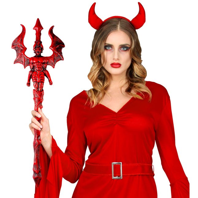 Halloween Trident Diable Rouge