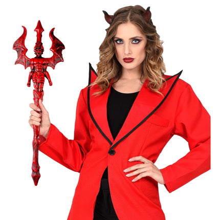 Halloween Trident Diable Rouge