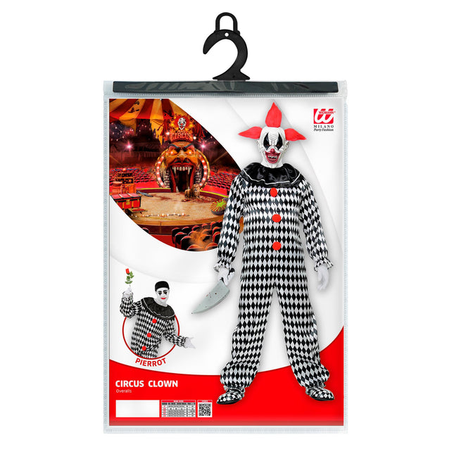 Costume d'Halloween Clown de cirque pour homme