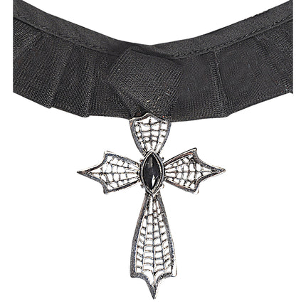 Collier d'Halloween avec croix