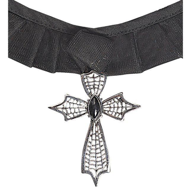 Collier d'Halloween avec croix