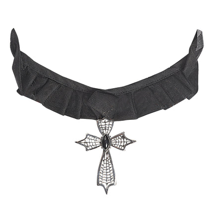 Collier d'Halloween avec croix