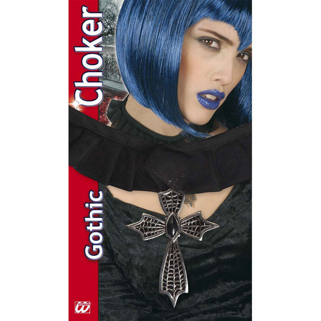 Collier d'Halloween avec croix