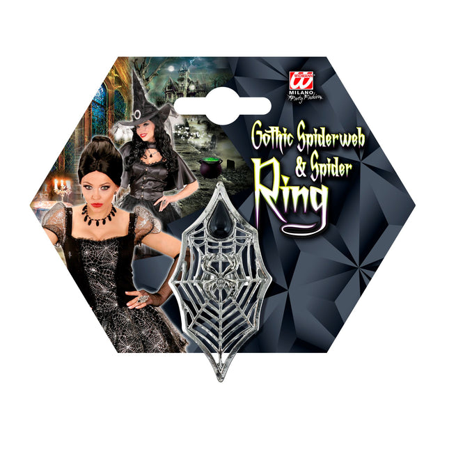 Anneau d'Halloween Toile d'araignée