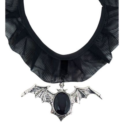 Collier d'Halloween Tour de cou avec chauve-souris