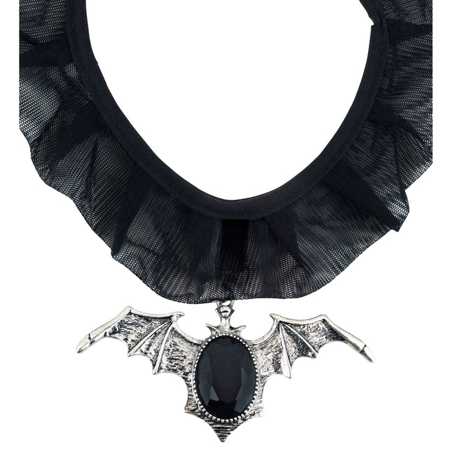 Collier d'Halloween Tour de cou avec chauve-souris