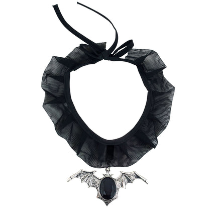 Collier d'Halloween Tour de cou avec chauve-souris