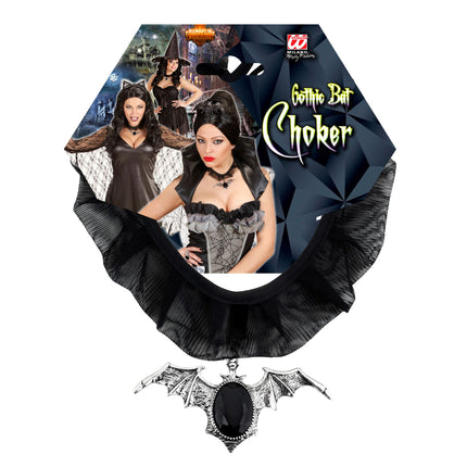 Collier d'Halloween Tour de cou avec chauve-souris
