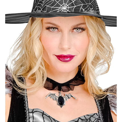 Collier d'Halloween Tour de cou avec chauve-souris