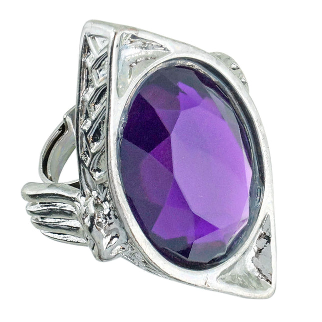 Bague d'Halloween avec pierre précieuse