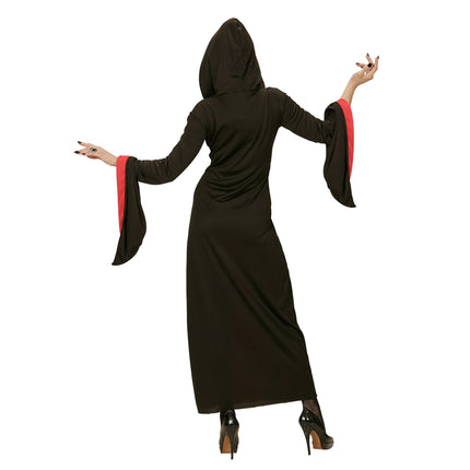Halloween Robe Rouge Noir Dames Gothique