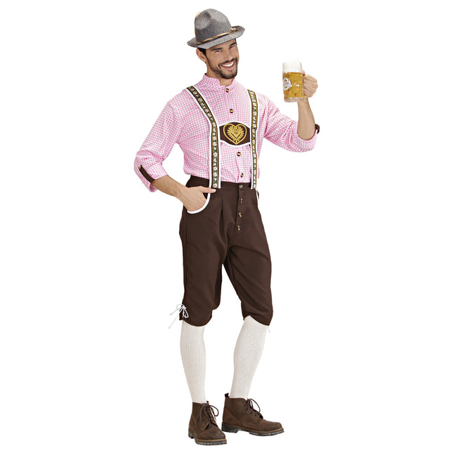 Lederhosen avec blouse hommes XXL