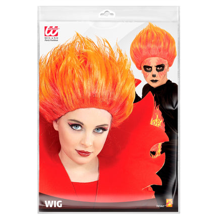 Perruque d'Halloween Feu