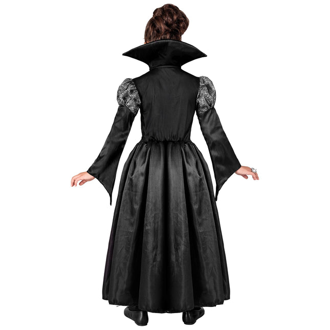 Robe d'Halloween Fille noire Vampire