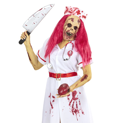Masque d'Halloween Zombie Infirmière