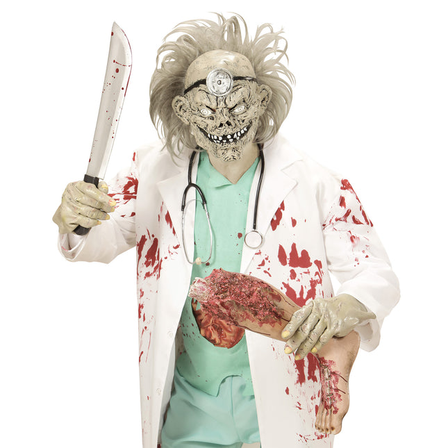 Masque d'Halloween Docteur Zombie
