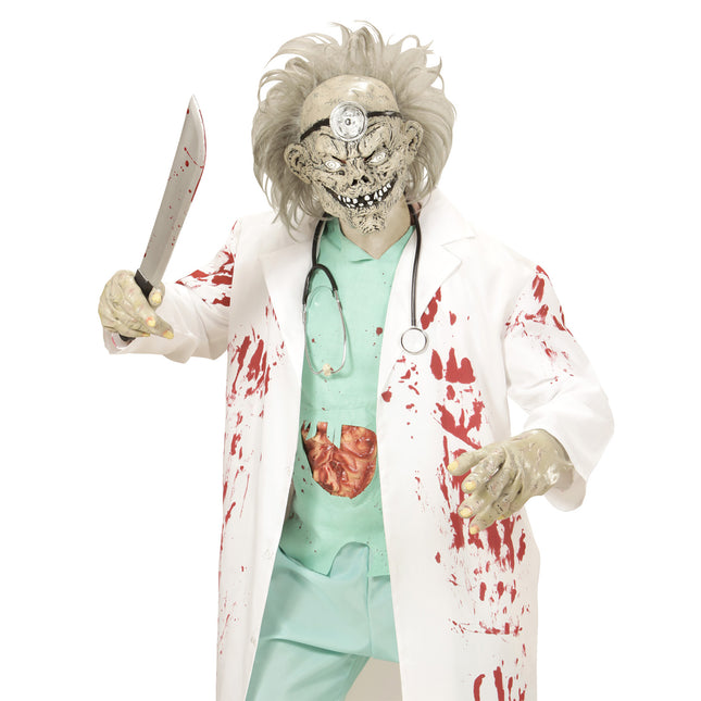 Masque d'Halloween Docteur Zombie