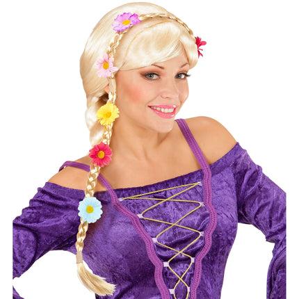 Bandeau Oktoberfest avec queue et fleurs