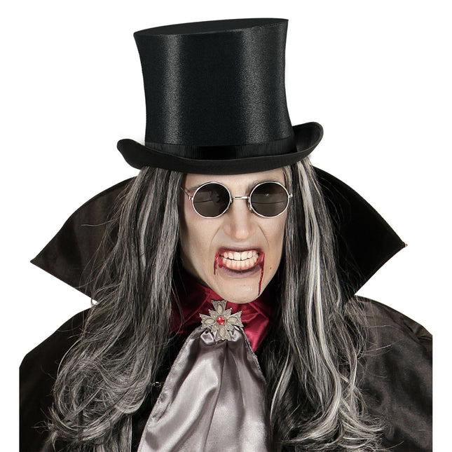 Chapeau d'Halloween Noir Haut