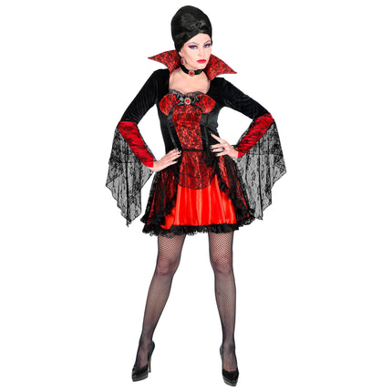 Costume d'Halloween Dames Dentelle Vampire