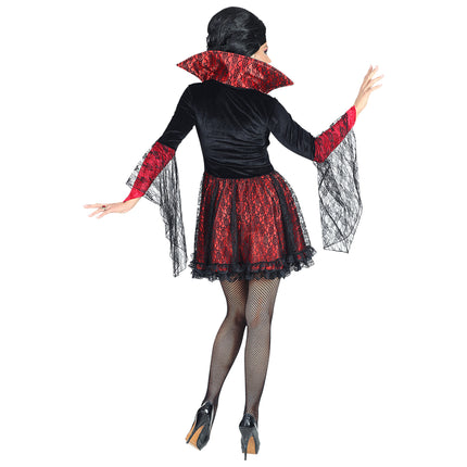 Costume d'Halloween Dames Dentelle Vampire