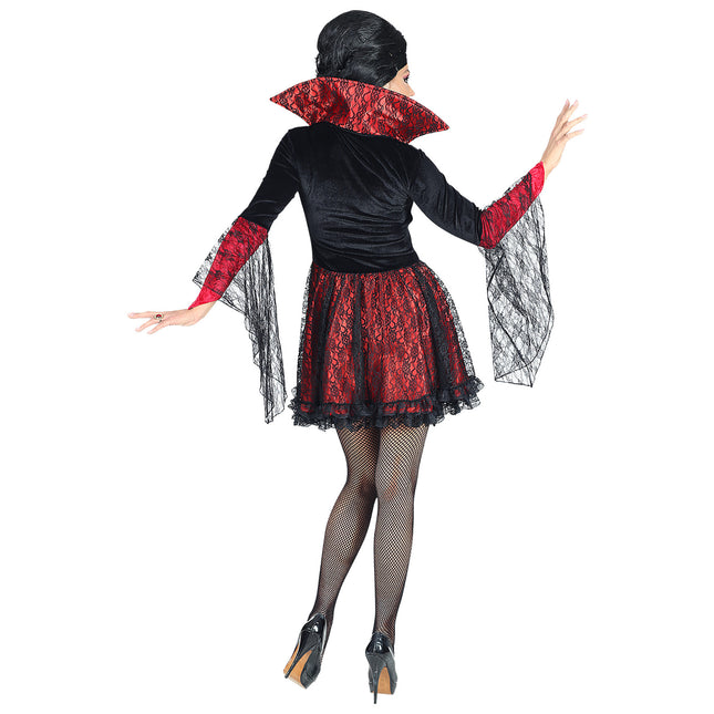 Costume d'Halloween Dames Dentelle Vampire