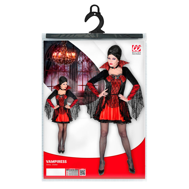 Costume d'Halloween Dames Dentelle Vampire